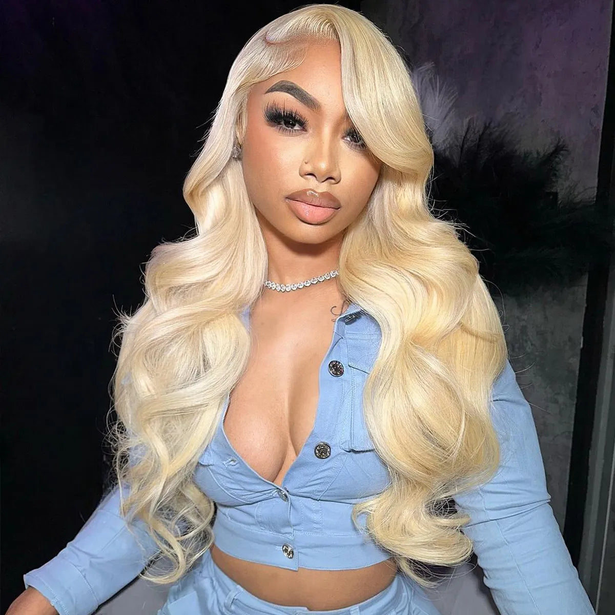 BLONDE and BOUJI WIG